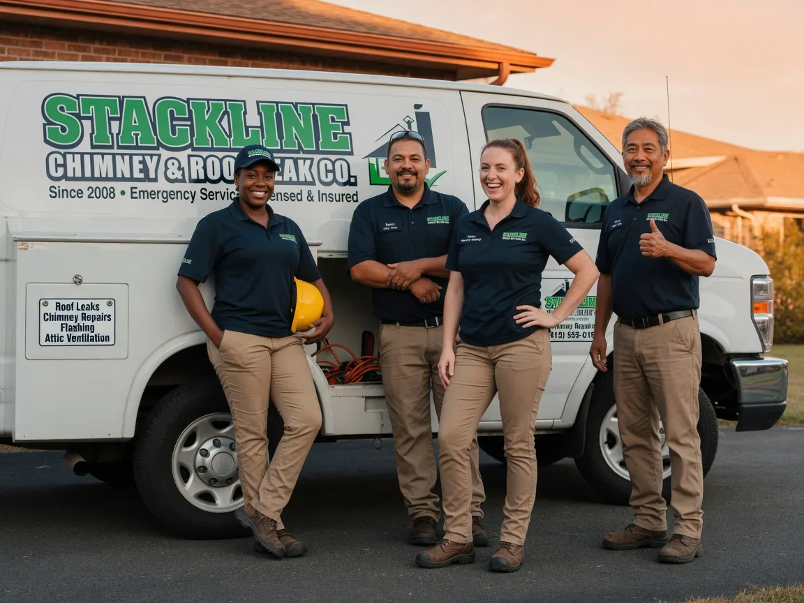 Chimney flashing repair company in Luna Pier, MI